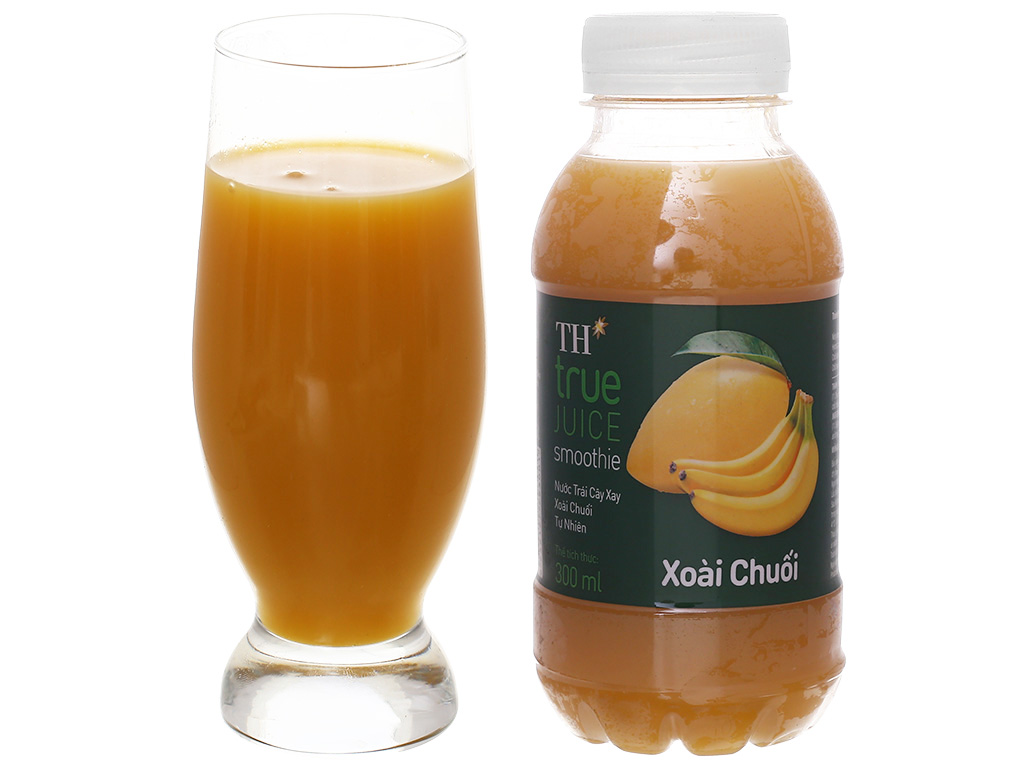 Nước trái cây xay xoài chuối TH True Juice 300ml 5