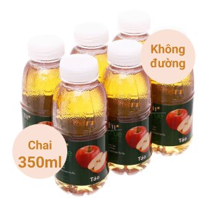 Lốc 6 chai nước táo tự nhiên TH True Juice 350ml