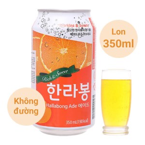 Nước ép trái cây có ga Hallabong Ade vị quýt 350ml