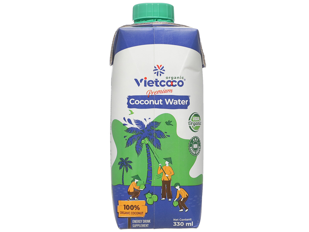 Nước dừa tươi Vietcoco Organic 330ml 6