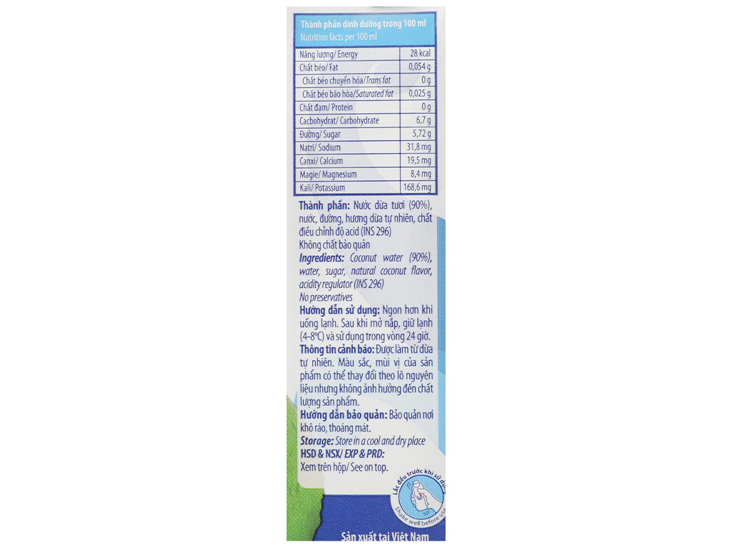 Nước dừa tươi Vietcoco 330ml 11