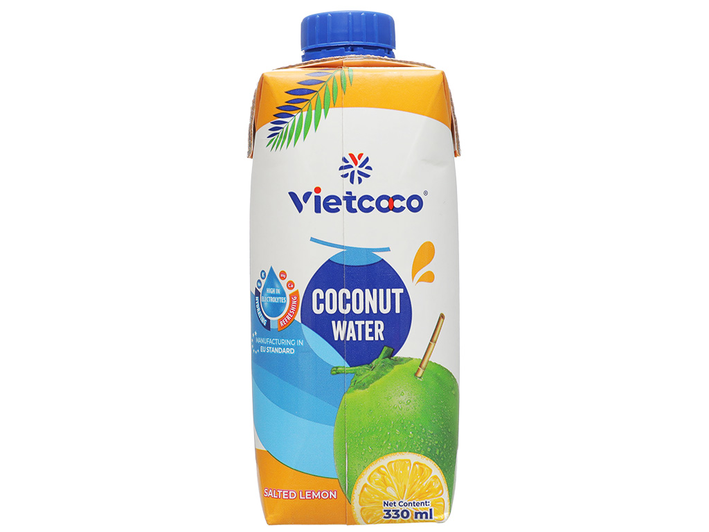 Nước dừa tươi Vietcoco chanh muối 330ml 5