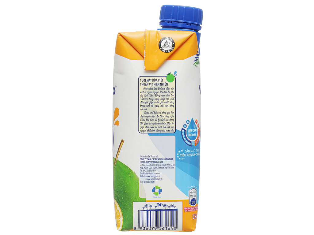 Nước dừa tươi Vietcoco chanh muối 330ml 7