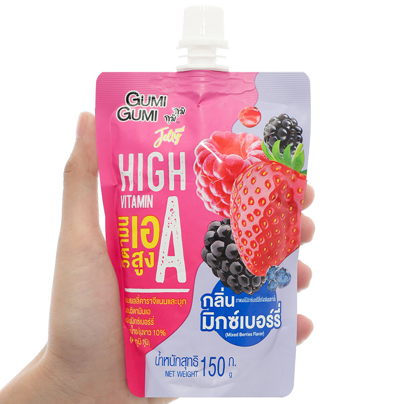 Nước ép trái cây có thạch Jelly Gumi Gumi vị sữa chua 150g (từ 3 tuổi) 6