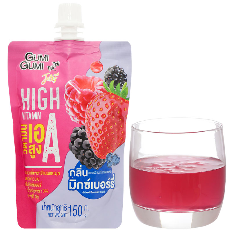 Nước ép trái cây có thạch Jelly Gumi Gumi vị sữa chua 150g (từ 3 tuổi) 7