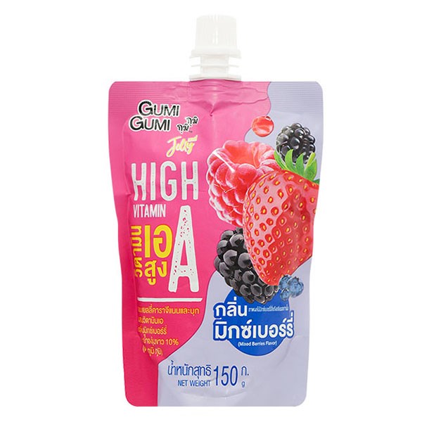 Nước ép trái cây có thạch Jelly Gumi Gumi vị cam 150g (từ 3 tuổi) chính hãng - AVAKids.com