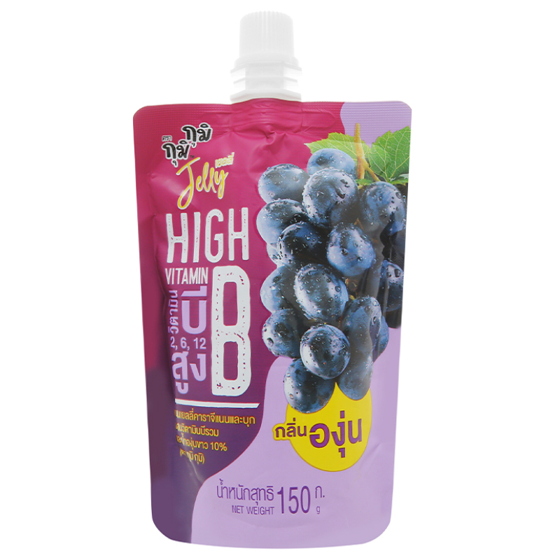 Combo 4 túi nước ép trái cây có thạch Jelly Gumi Gumi (từ 3 tuổi)