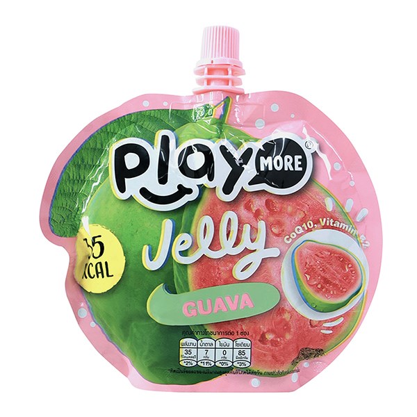 Nước Ép Trái Cây Có Thạch Playmore Vị Ổi 150G (Từ 4 Tuổi)