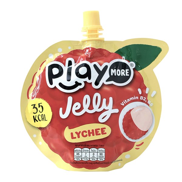 Nước Ép Trái Cây Có Thạch Playmore Vị Vải 150G (Từ 4 Tuổi)