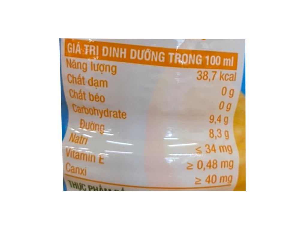 Nước cam có tép Teppy 327ml 7