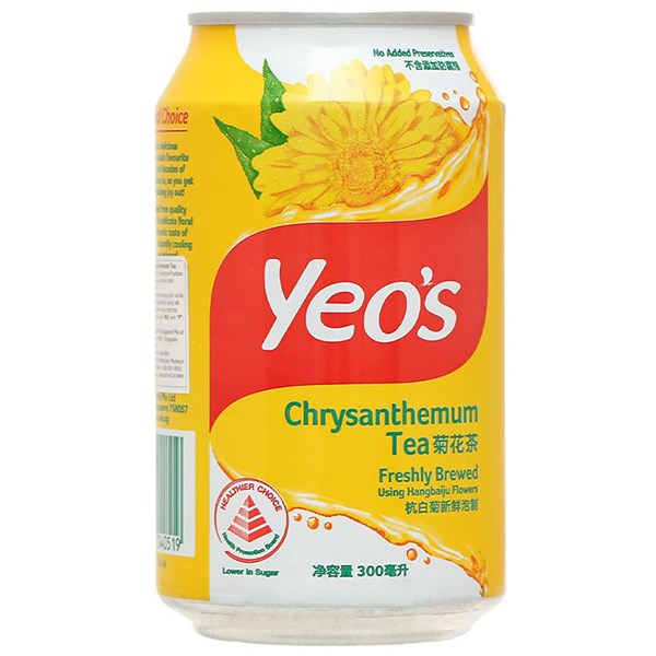 Trà hoa cúc Yeo's Crysanthemum lon 300ml