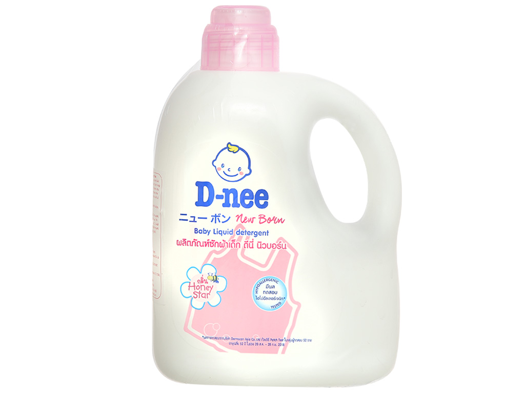 Nước giặt cho bé D-nee hồng chai 960ml 1