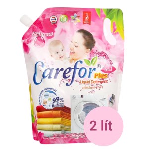 Nước giặt xả cho bé Carefor Plus hương hoa hồng túi 2 lít