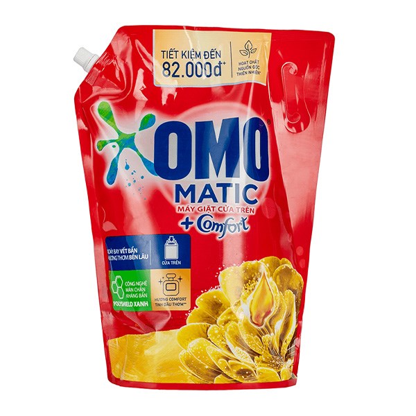 Nước giặt OMO Matic Comfort hương ngọc lan tây, gỗ đàn hương túi 2.8 lít 9