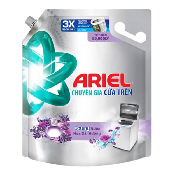 Nước giặt Ariel Downy hương hoa oải hương túi 3.1 lít