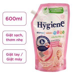 Nước giặt cho bé Hygiene hồng túi 600ml