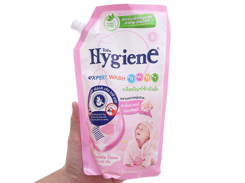 Nước giặt cho bé Hygiene hồng túi đôi 2x600ml 5