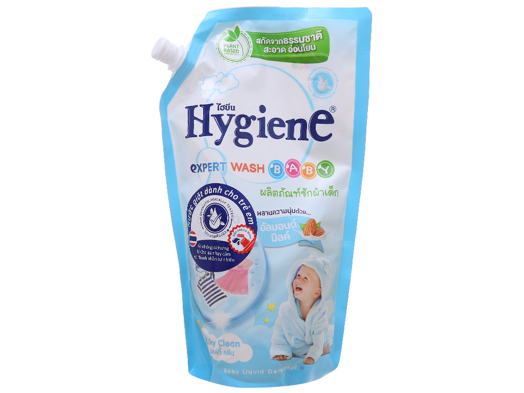 Nước giặt cho bé Hygiene xanh túi đôi 2x600ml 3