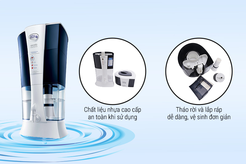 Máy lọc nước Pure-it 9 lít chất liệu cap cấp