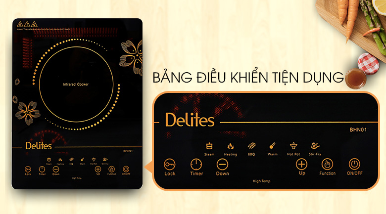 Bếp hồng ngoại Delites BHN01