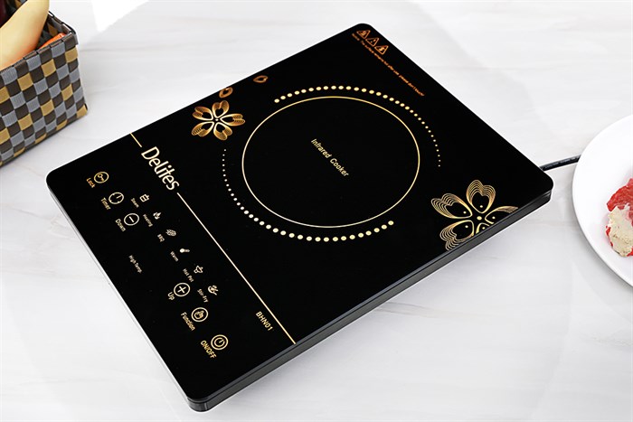 Bếp hồng ngoại Delites BHN01 Màu Đen