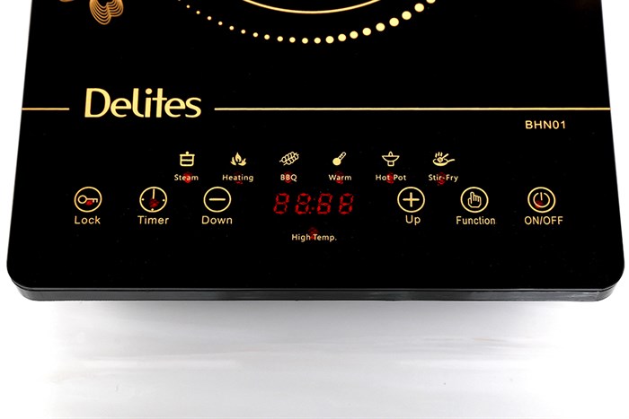 Bếp hồng ngoại Delites BHN01 Màu Đen
