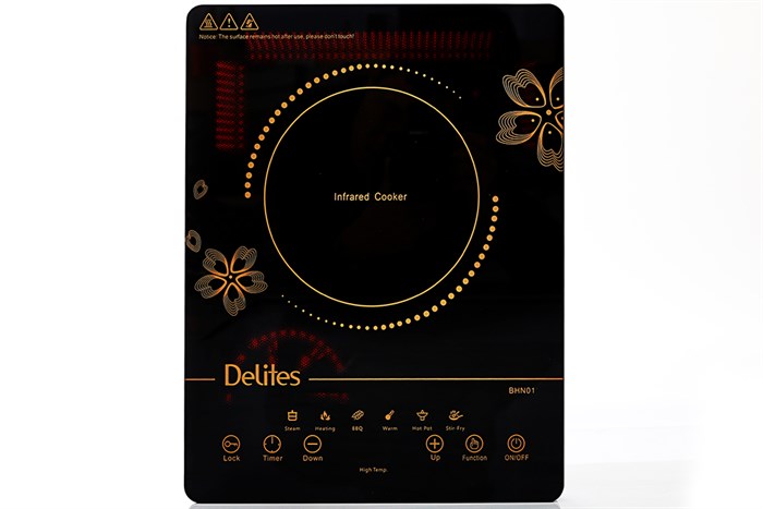 Bếp hồng ngoại Delites BHN01 Màu Đen
