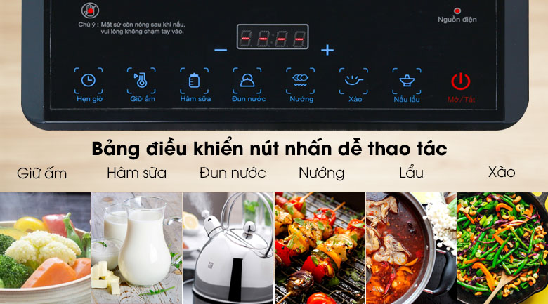 Bếp hồng ngoại Midea MIR-B2018DF