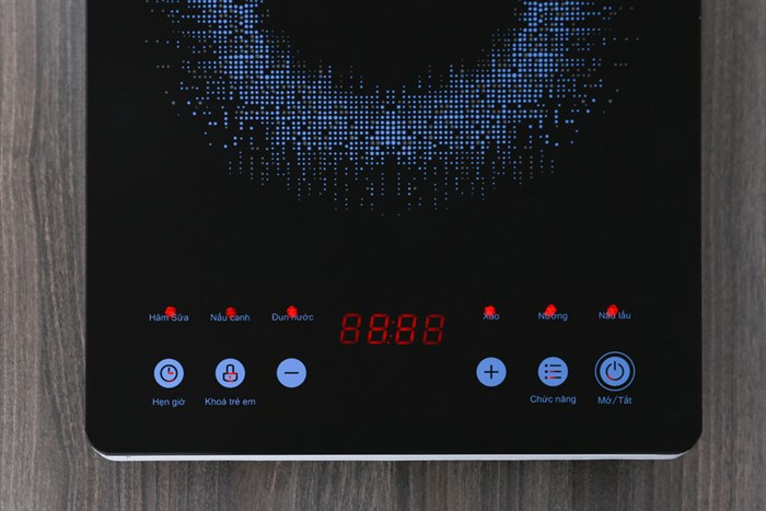 Bếp hồng ngoại Midea MIR-T2018DC Màu Đen