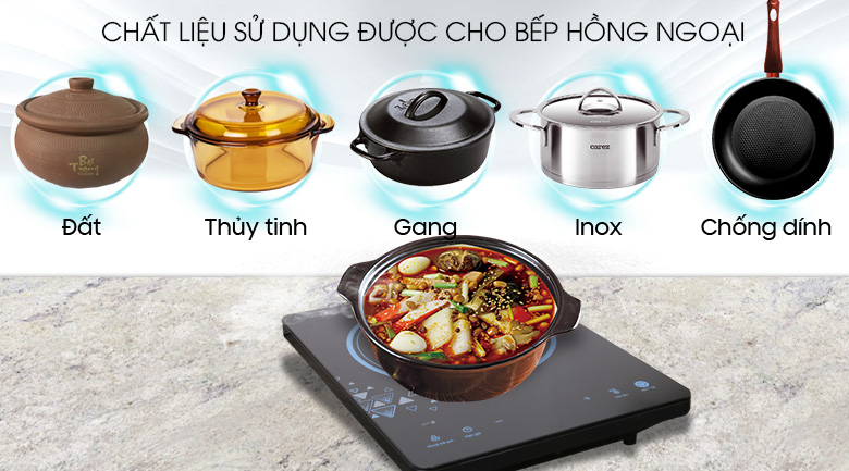 Bếp hồng ngoại Midea MIR-T2018DD