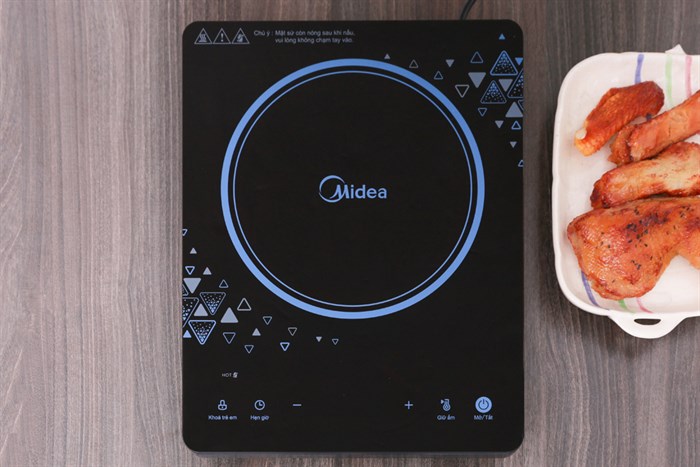 Bếp hồng ngoại Midea MIR-T2018DD Màu Đen