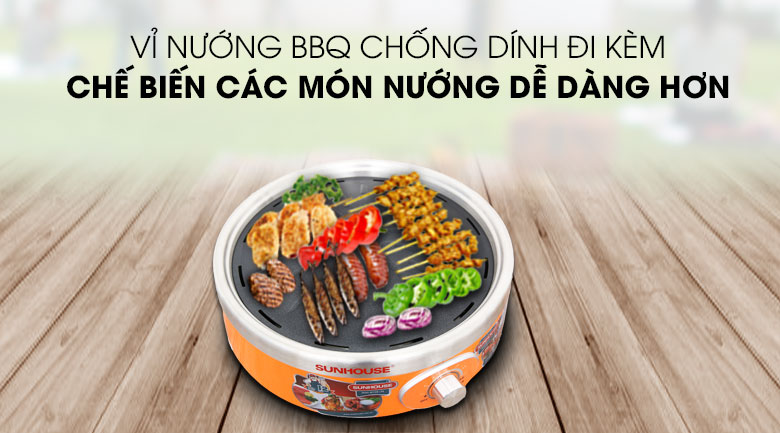 Bếp nướng hồng ngoại Sunhouse SHD4668 - 7