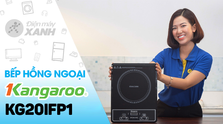 Bếp hồng ngoại đơn Kangaroo KG20IFP1 2000W