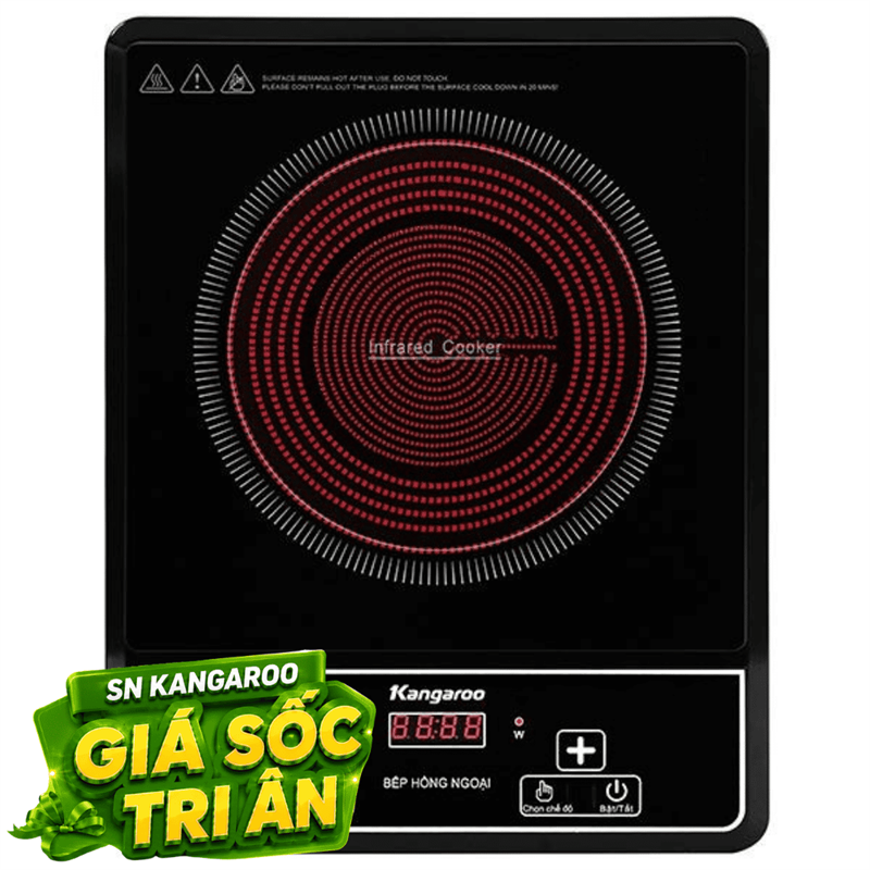 Bếp hồng ngoại đơn Kangaroo KG20IFP1 2000W