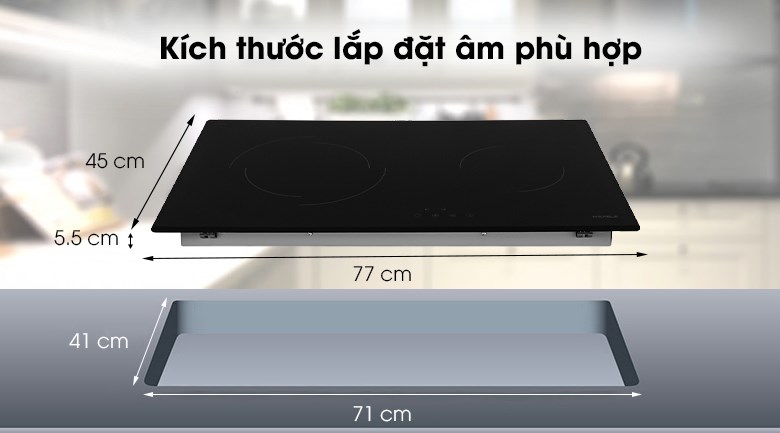 Bếp hồng ngoại lắp âm Hafele HC-R772D (536.61.685)