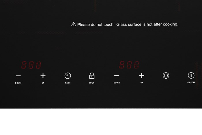 Bếp hồng ngoại đôi lắp âm Torino W1611 Màu Đen