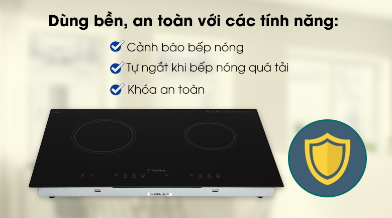 Bếp hồng ngoại đôi lắp âm Torino TC0418C