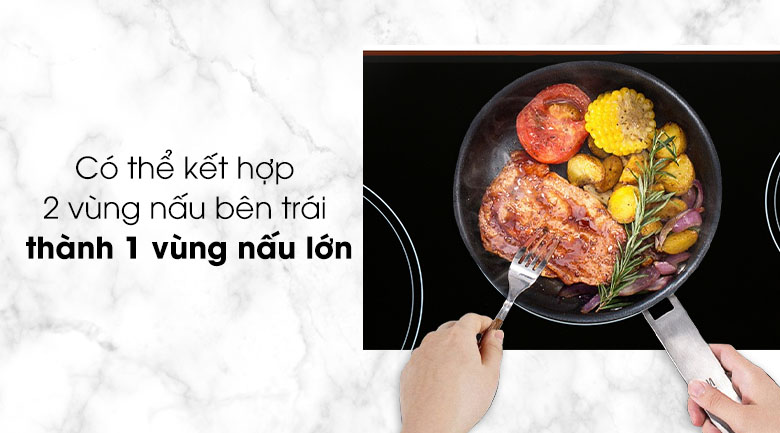 Bếp hồng ngoại 4 vùng nấu lắp âm Modena BC 1941