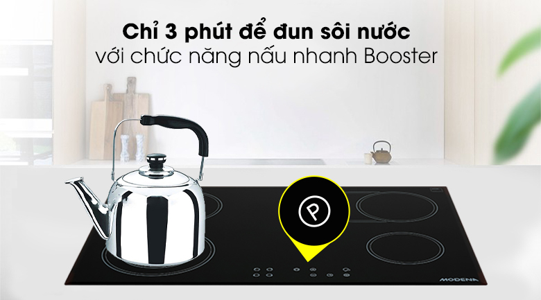Bếp hồng ngoại 4 vùng nấu lắp âm Modena BC 1741
