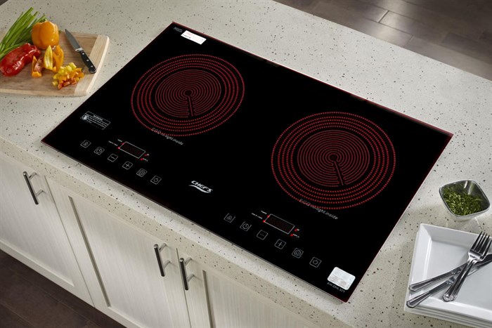 Bếp hồng ngoại đôi lắp âm Chef's EH-DHL321 Màu Đen
