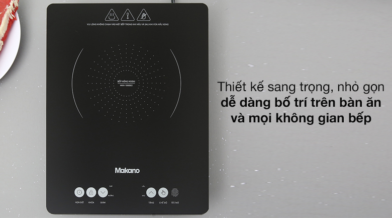 Thiết kế - Bếp hồng ngoại Makano MKN-100002