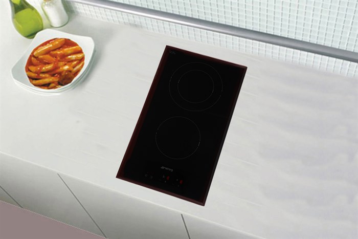 Bếp hồng ngoại đôi lắp âm Smeg SE332EB (535.64.241) Màu Đen