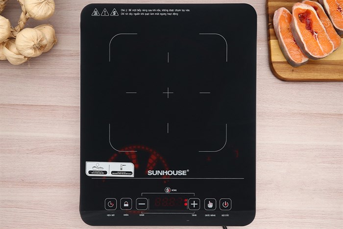 Bếp hồng ngoại đơn Sunhouse SHD 6015(EMC) 2000W Màu Đen