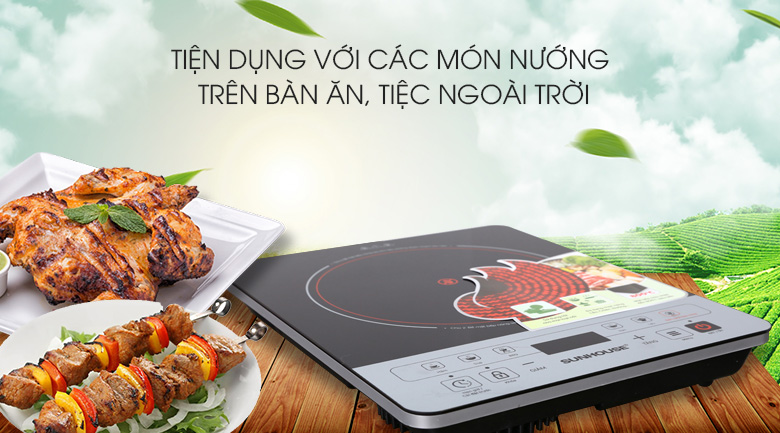 Đi kèm vỉ nướng