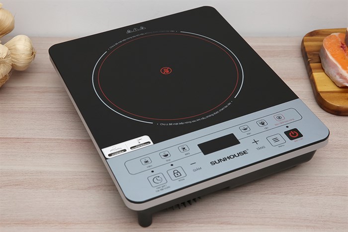 Bếp hồng ngoại đơn Sunhouse SHD 6005(EMC) 2000W Màu Đen