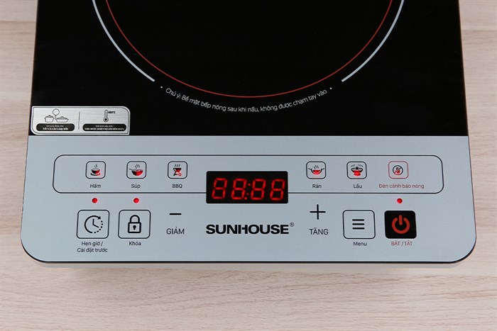 Bếp hồng ngoại đơn Sunhouse SHD 6005(EMC) 2000W Màu Đen