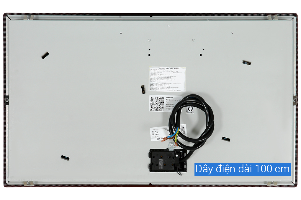 Bếp hồng ngoại đôi âm Malloca MR 732 4200W Màu Đen