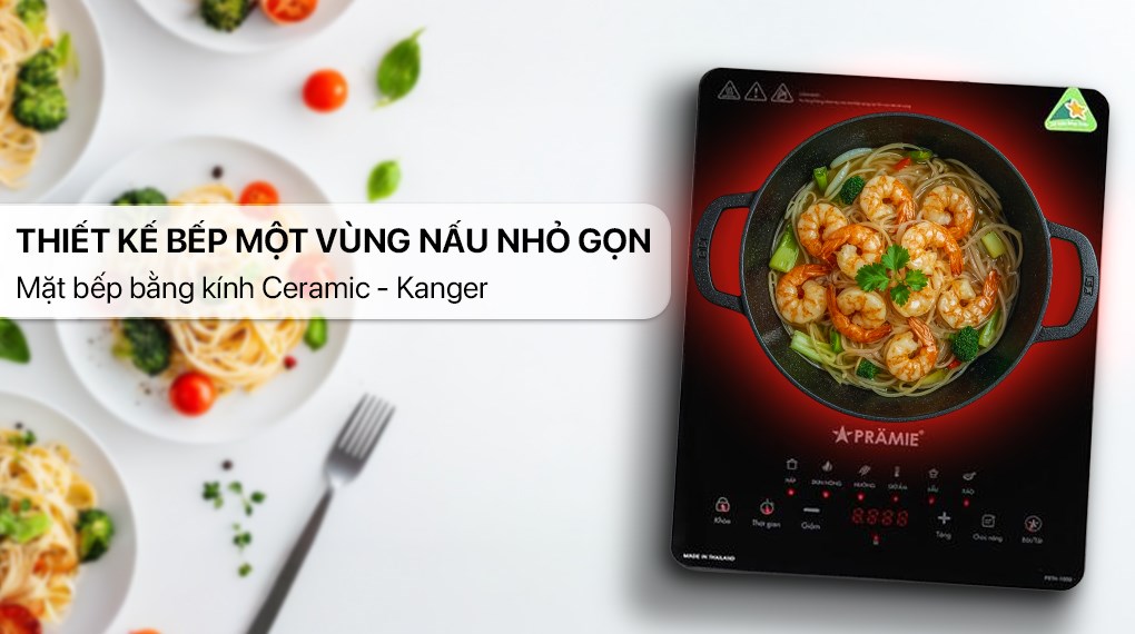Bếp hồng ngoại đơn Pramie PRTH-1000 2200W