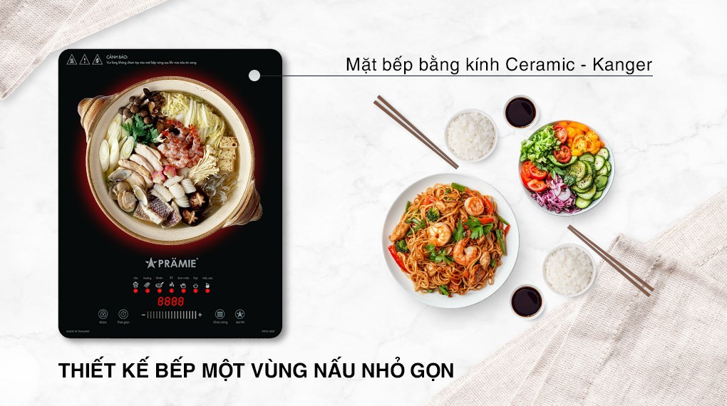 Bếp hồng ngoại đơn Pramie PRTH-1001 2200W