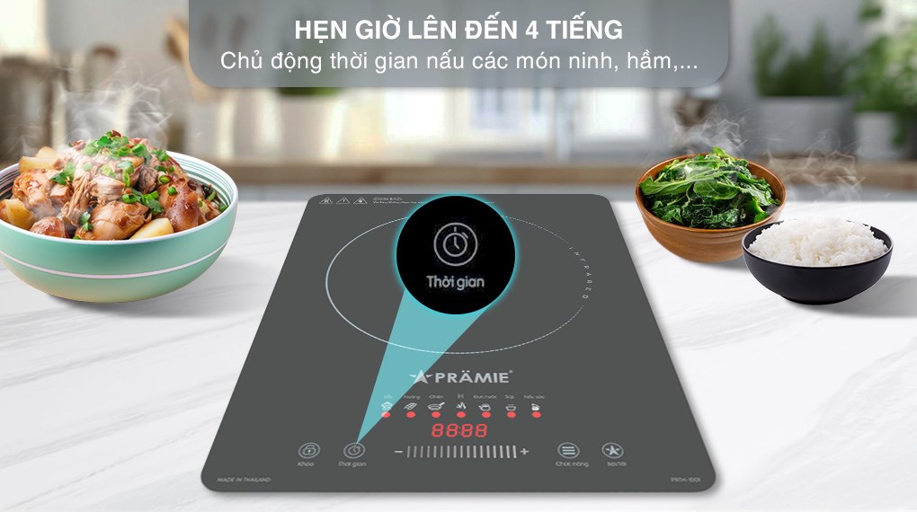Bếp hồng ngoại đơn Pramie PRTH-1001 2200W